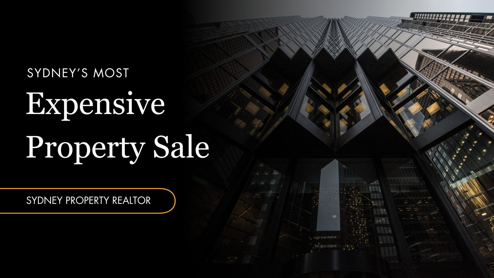 Sydney Most expensive sale