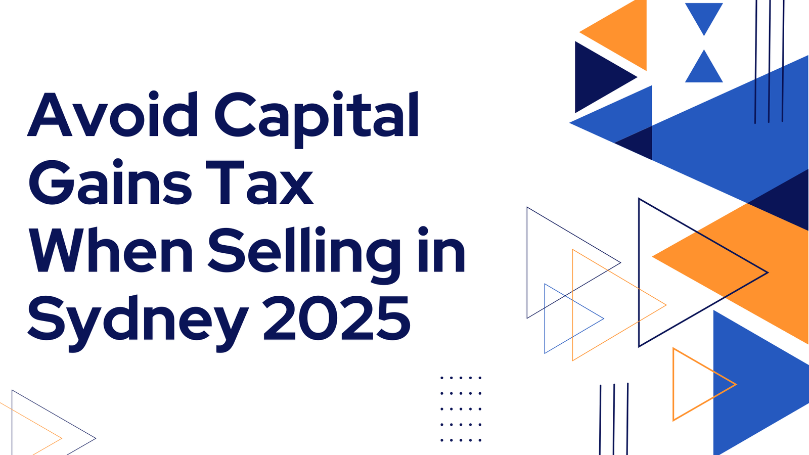 avoid capital gain tax