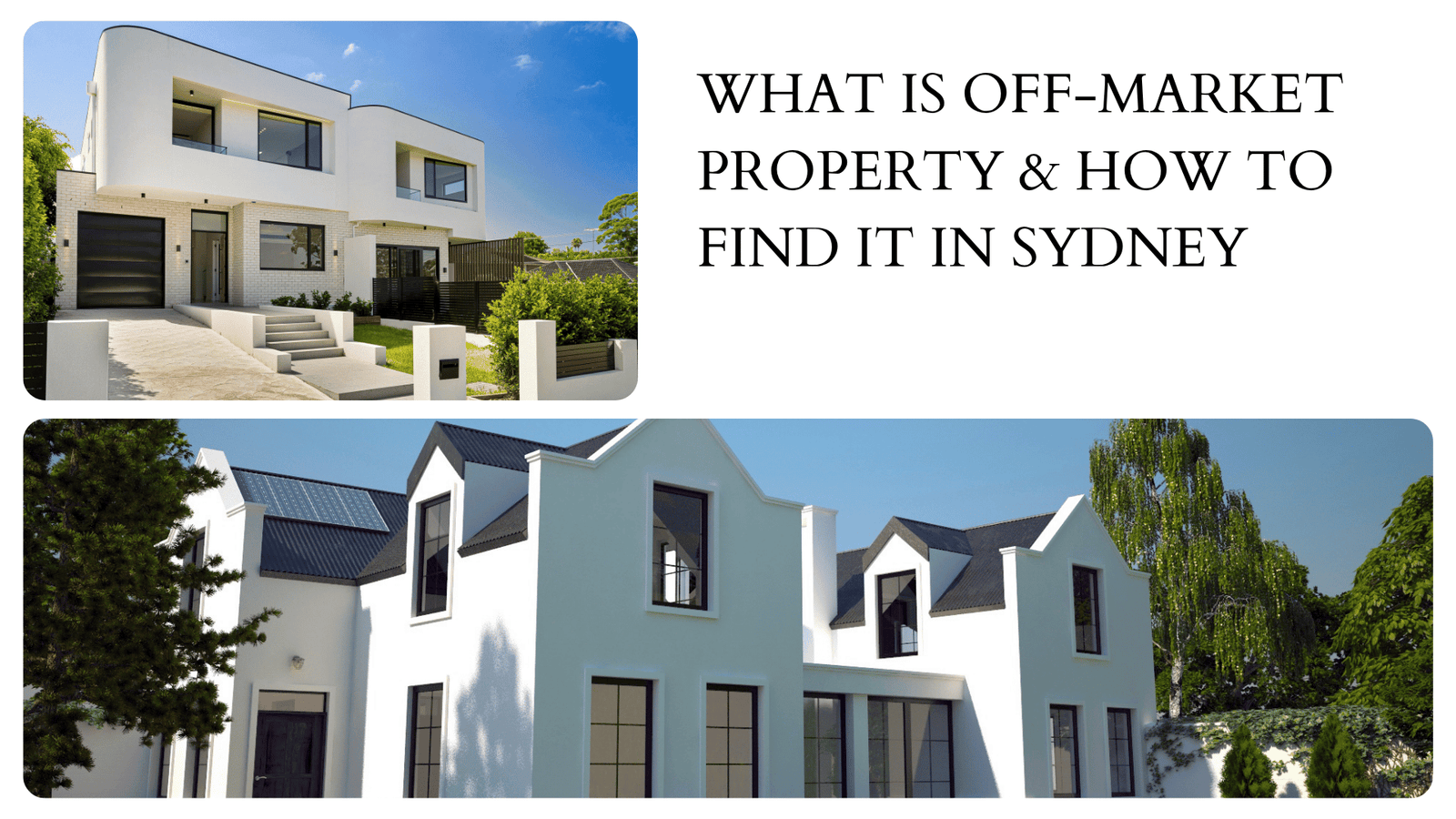 What Is Off-Market Property & How to Find It in Sydney